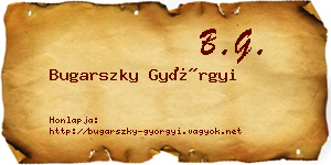 Bugarszky Györgyi névjegykártya